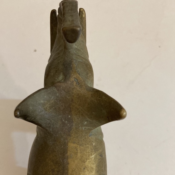 Vintage made in Taiwan solid brass elephant - Picture 4 of 11